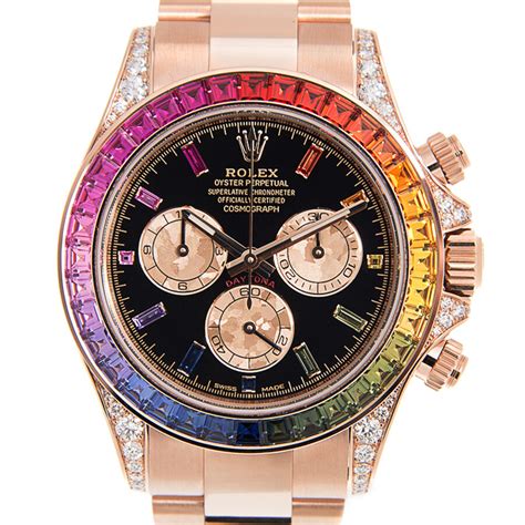 rolex cosmograph daytona black|rolex rainbow daytona price.